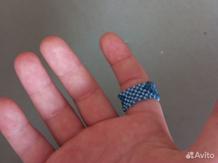 Кольцо из бисера