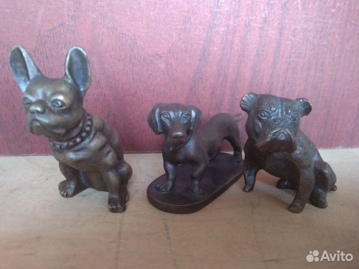 Бронза Бульдог Французский + Английский + Такса