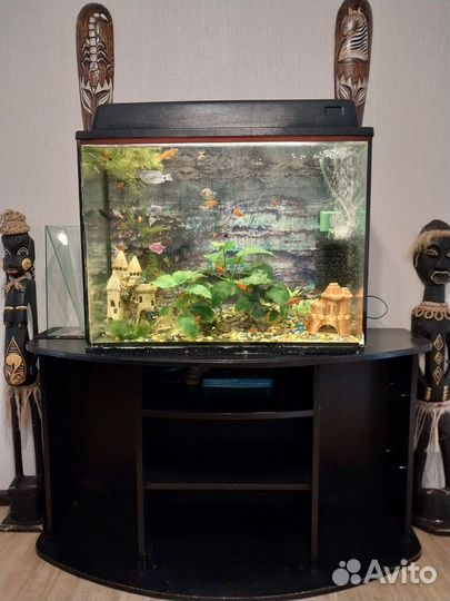 Аквариум 120 литров с тумбой