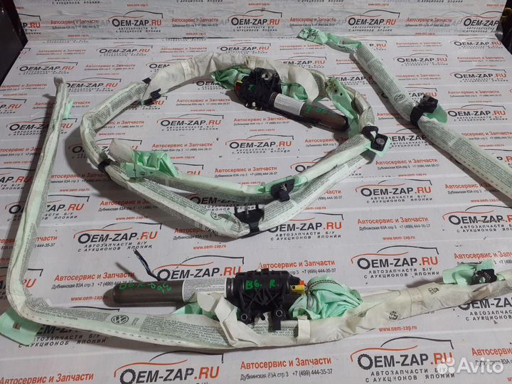 Шторка безопасности боковая Фольксваген Пассат Б6