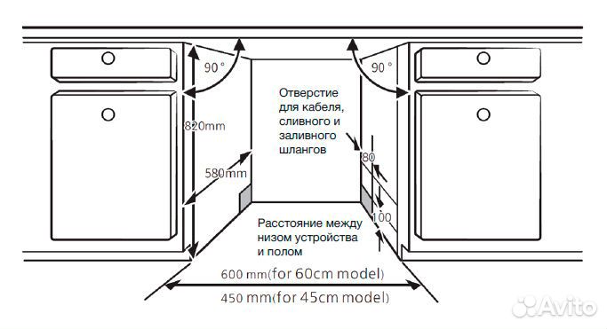 Встраиваемая посудомоечная машина Hyundai HBD 470