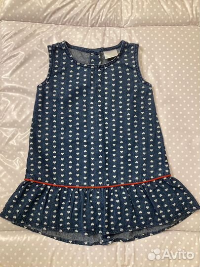 Джинсовые сарафаны для девочки 98