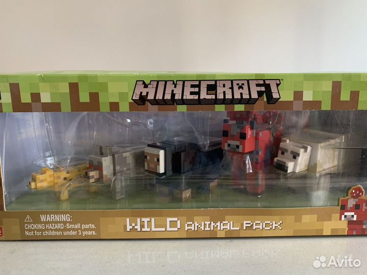 Фигурки Wild animal pack майнкрафт