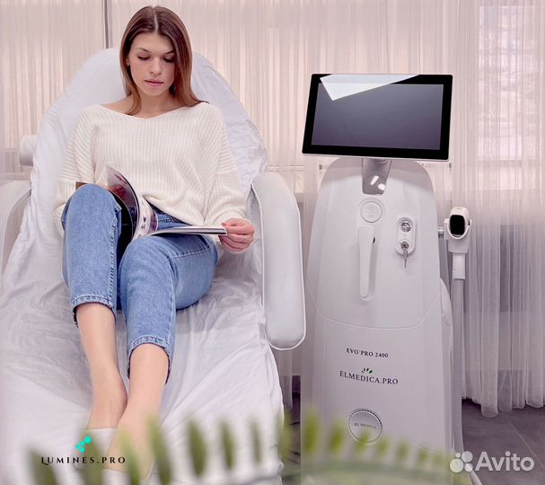 Диодный лазер для эпиляции lumines Эво’Про 2400W