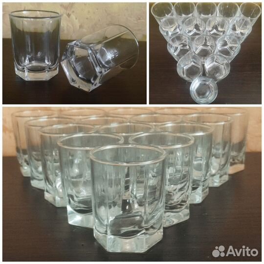 Кружки, стаканы, стопки - стекло