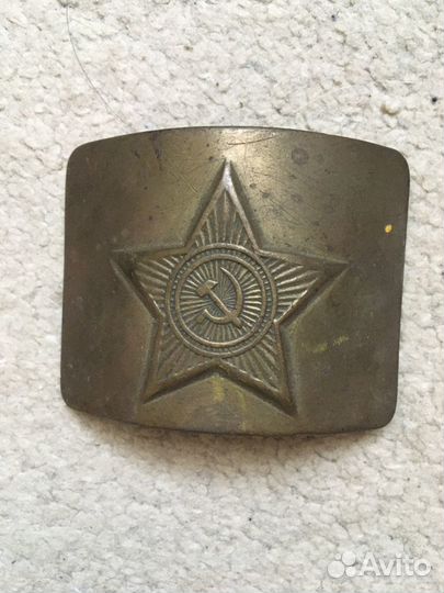 Бляха на ремень солдатская