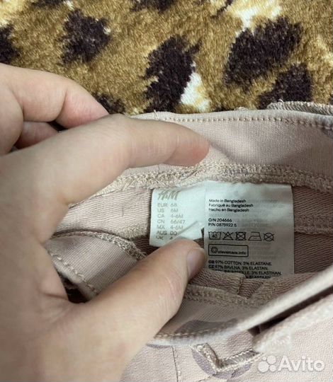 Штаны для девочки hm, next, benetton(68,74,80)