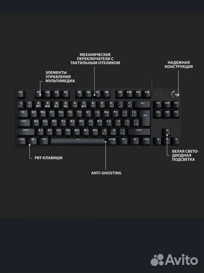 Клавиатура logitech g413