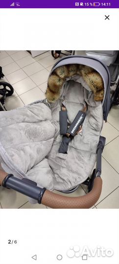 Зимний конверт в коляску