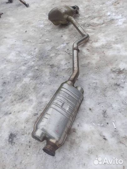 Задняя часть глушителя