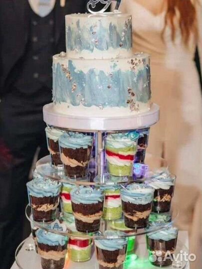 Подставка для торта, десертов ярусная