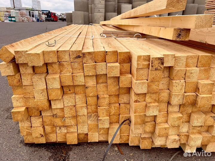 Доска обрезная 40х100х6000мм