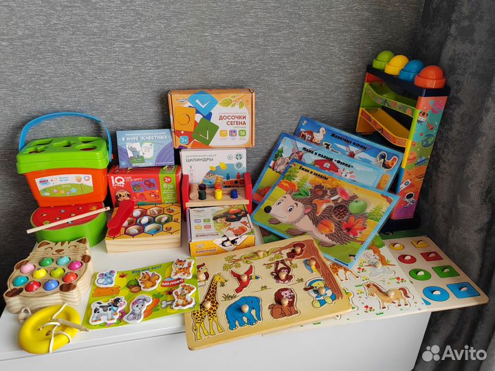 Бронь Развивающие игрушки от 1 года пакетом