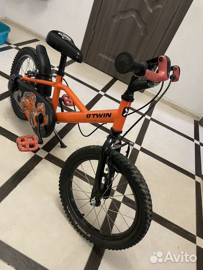 Детский велосипед 16 бу btwin