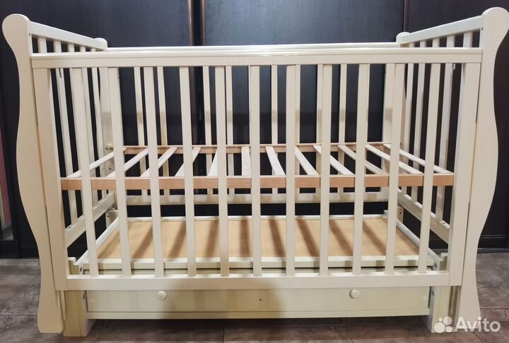 Кроватка продольный маятник