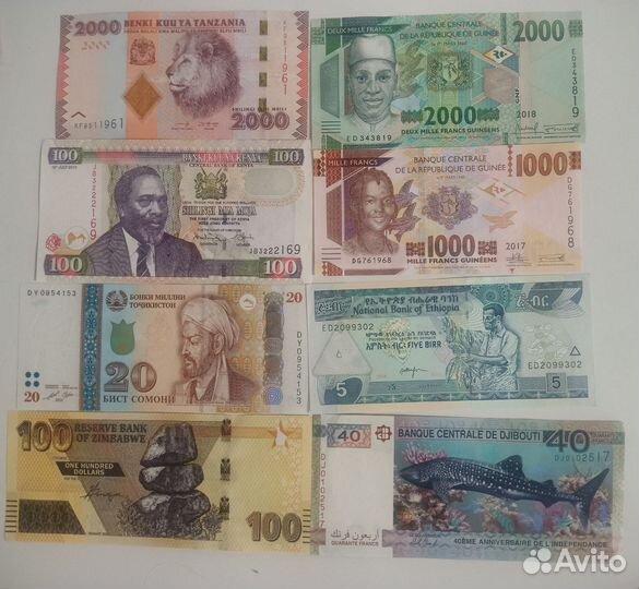 Банкноты разных стран