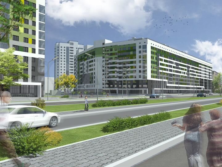 2-к. квартира, 48 м², 10/16 эт.