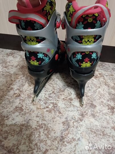 Коньки раздвижные 30-33