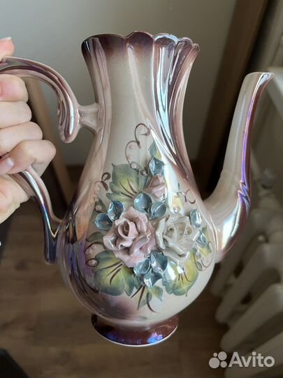 Фарфоровый чайный сервиз, ручная работа