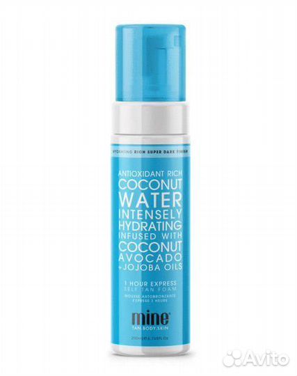 Мусс-автозагар MineTan Coconut, Wonder, Workout