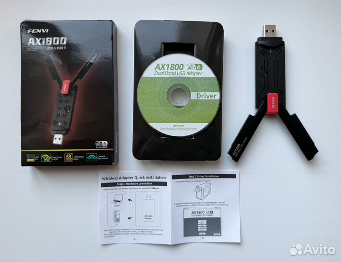 USB Wi-Fi адаптеры Wi-Fi 6 1800 Mbs/150Mbs