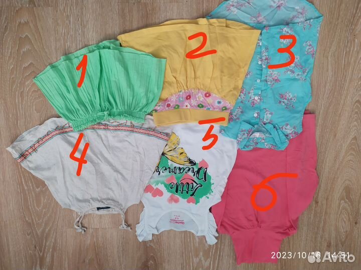 Шортики, маечки для девочки