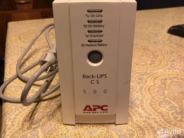 Ибп - бесперебойник APC Back-UPS CS 500