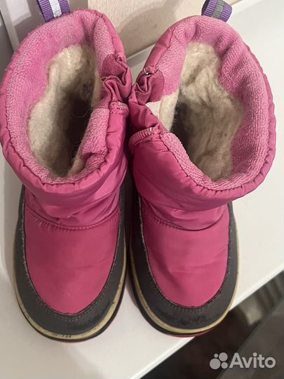Зимняя обувь на девочку 25