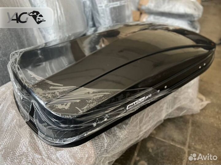 Автобокс 460л черный глянец (полное оснащение)