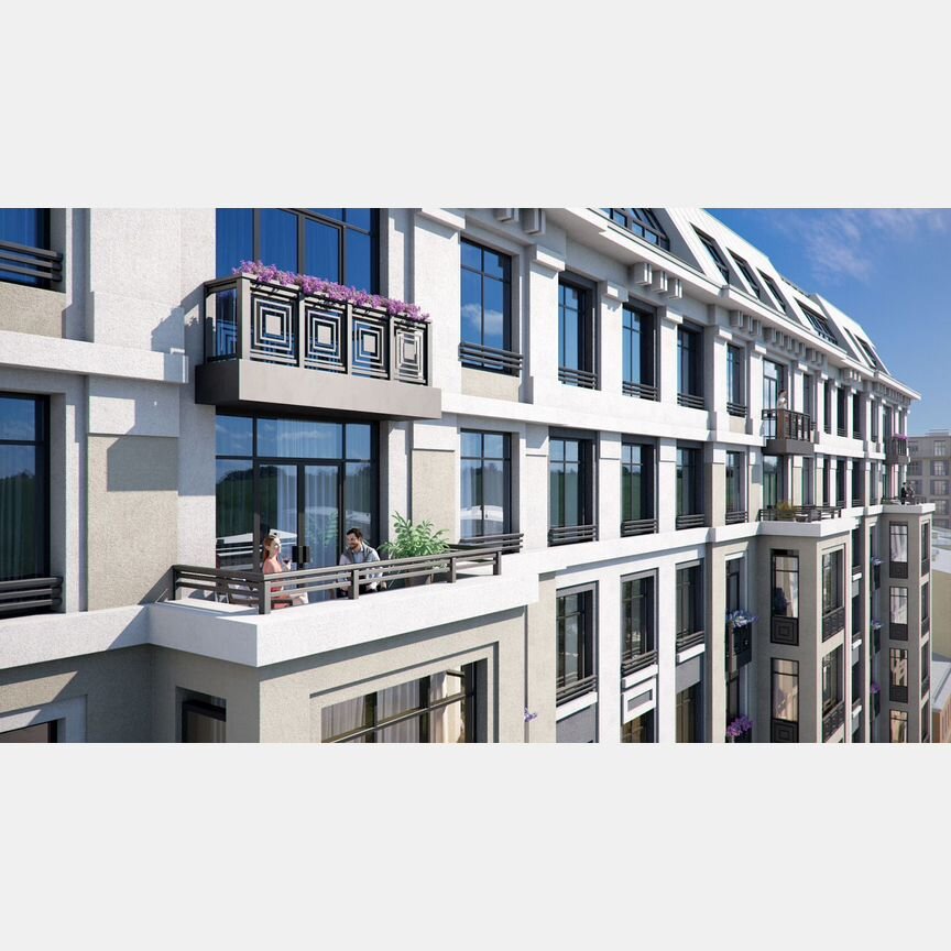 2-к. квартира, 75,6 м², 5/9 эт.