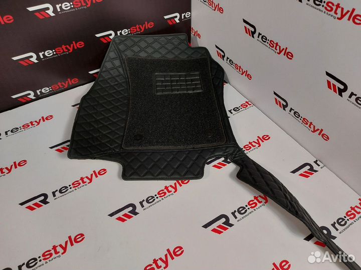 Ковры салона 3D Toyota Hilux Surf 210 02-09г U2681