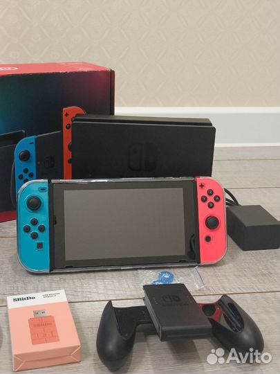 Nintendo switch v2 прошитый +128gb