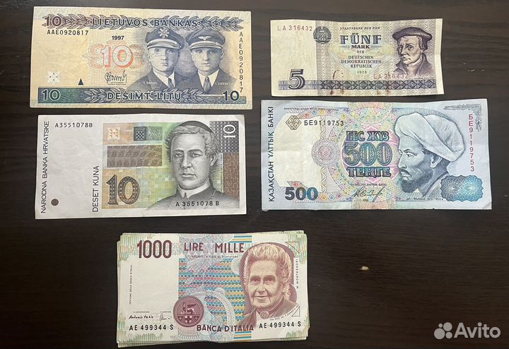 Банкноты разных стран