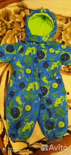 Зимний комбинезон для мальчика 80 размер