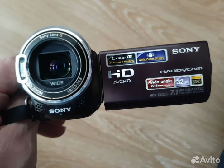 Видеокамера sony HDR-CX350e