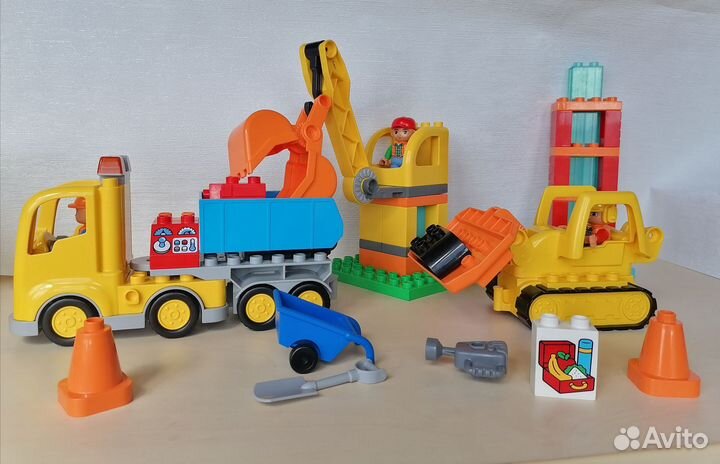 Lego duplo большая стройплощадка 10813