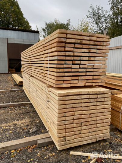 Доска обрезная 50х150х6000мм от производителя