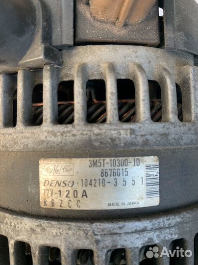 Генератор Ford Focus 2 ST 120а