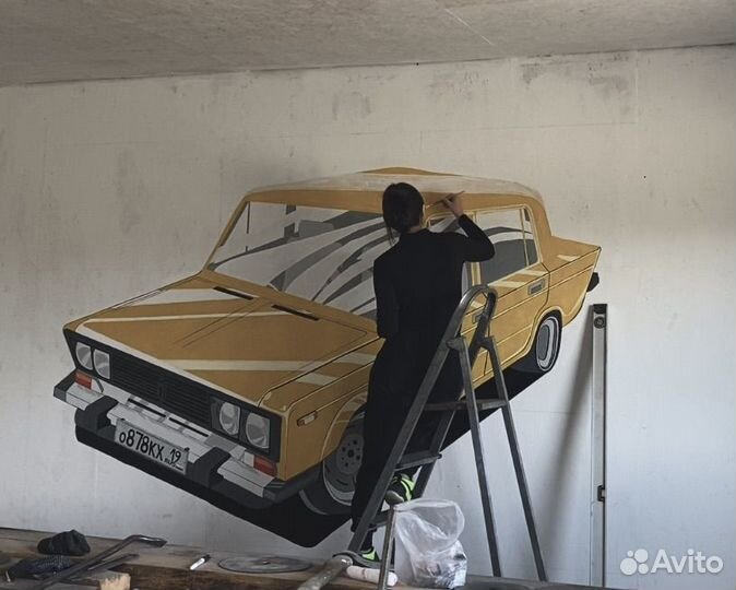 Роспись на стенах