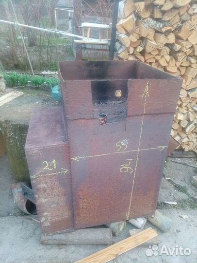 Печь котел для бани