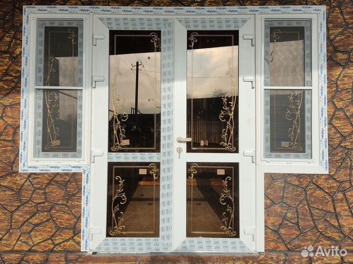 Пластиковая дверь 120х210 152