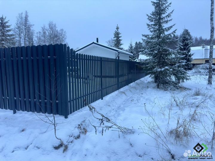 Заборы из профнастила