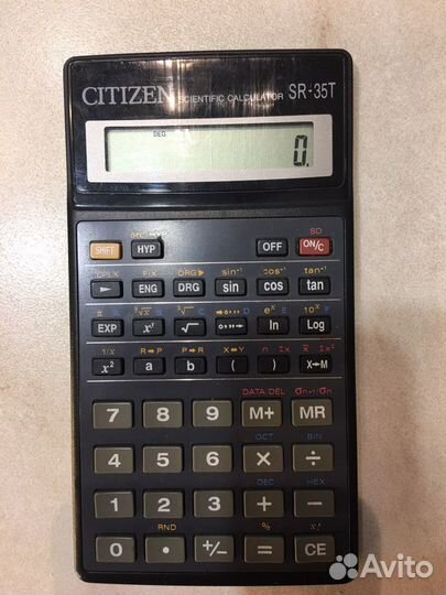 Калькулятор инженерный citizen sr 35 t, Япония