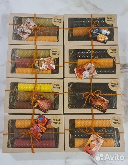 Осенние наборы вощинных свечей