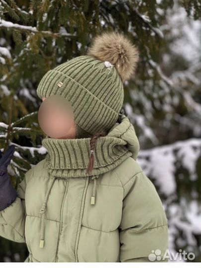 Зимняя шапка и снуд (новые)