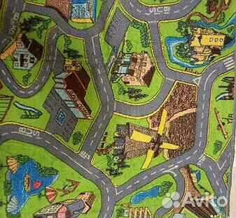 Ковер детский с дорогами