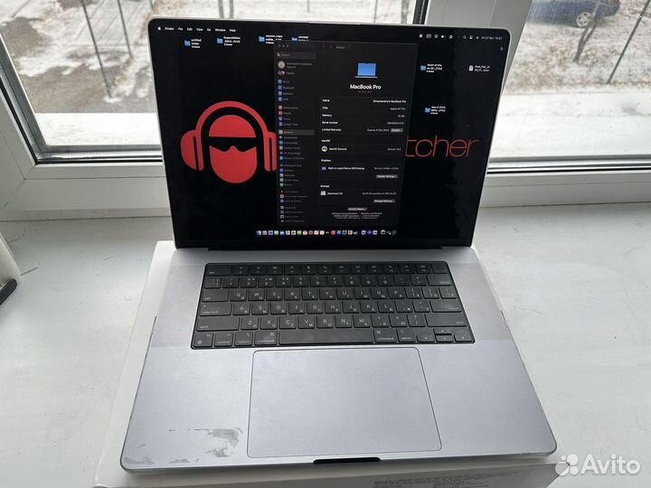 Ноутбук Apple MacBook Pro серый 16