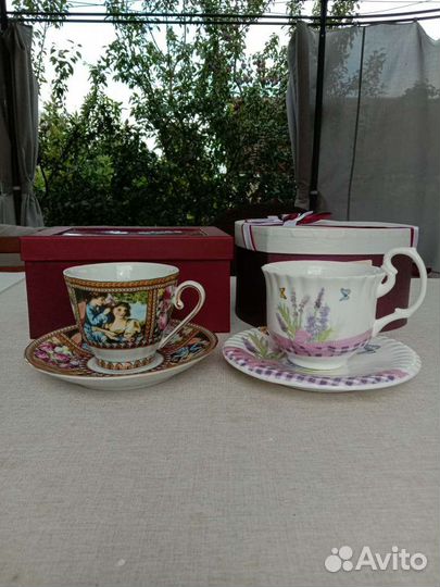 Чайная пара (чашка с блюдцем)