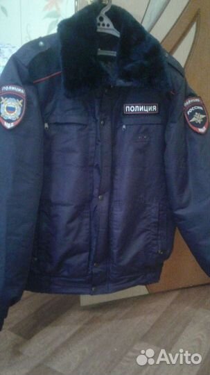 Полицейская зимняя куртка, мужская