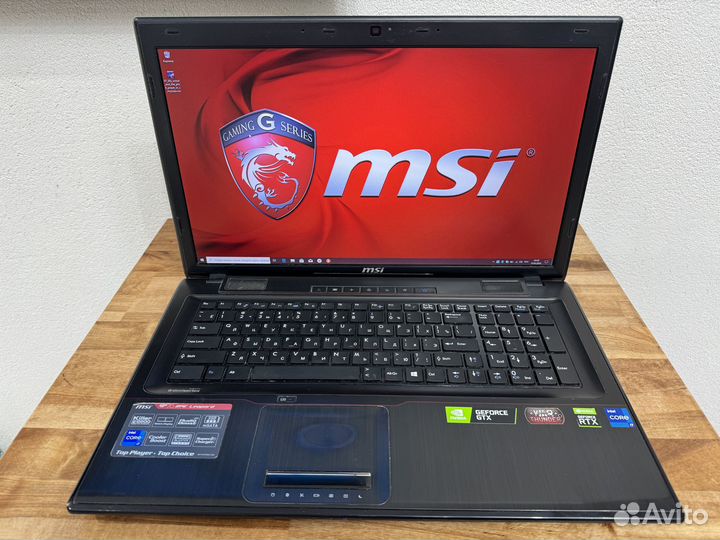 MSI Leopard 17.3 Core i7 8 ядер 16Gb GTX SSD+1000G